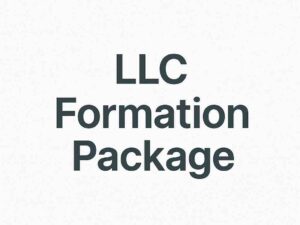 LLC Formation Package